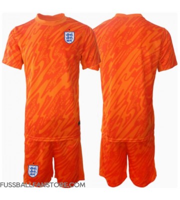 England Torwart Replik Heimtrikot Kinder EM 2024 Kurzarm (+ Kurze Hosen)